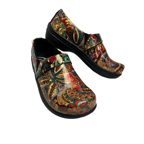 Klogs Jungle Boogie MISSION Leather Clog | Sz 6 | Multicolor | Excellent! - Picture 11 of 12